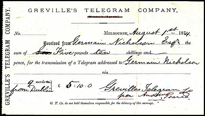 Receipt 1874